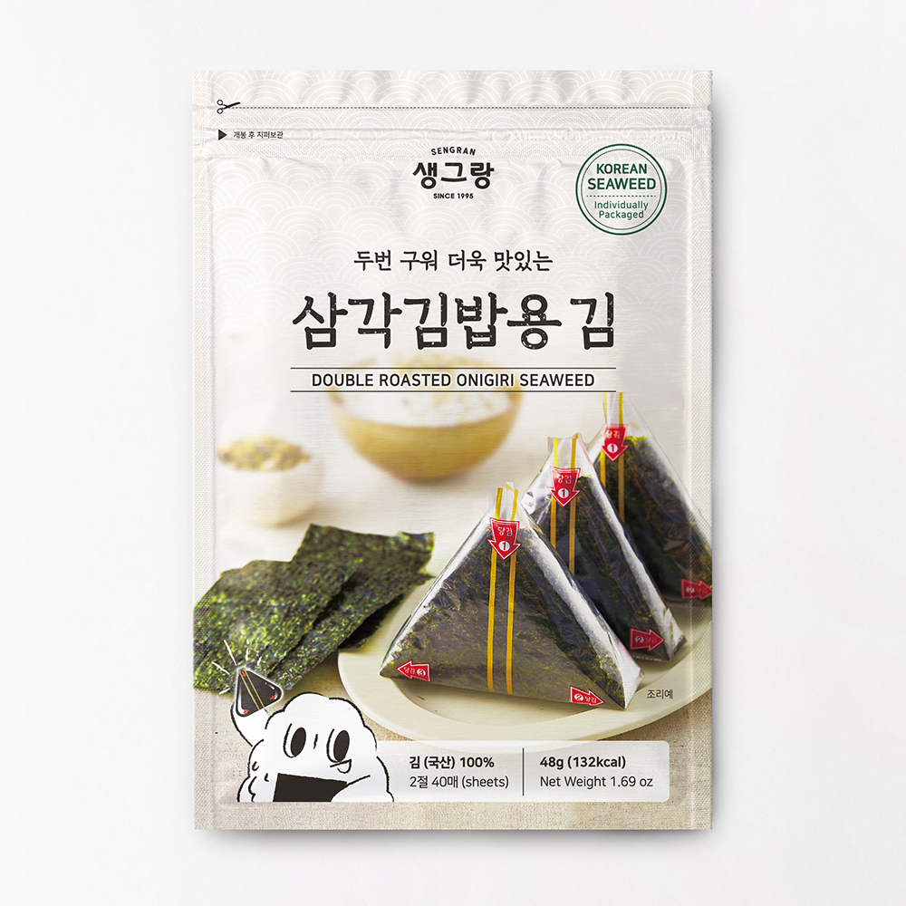 삼각김밥용김 40매 두번구운 재래김